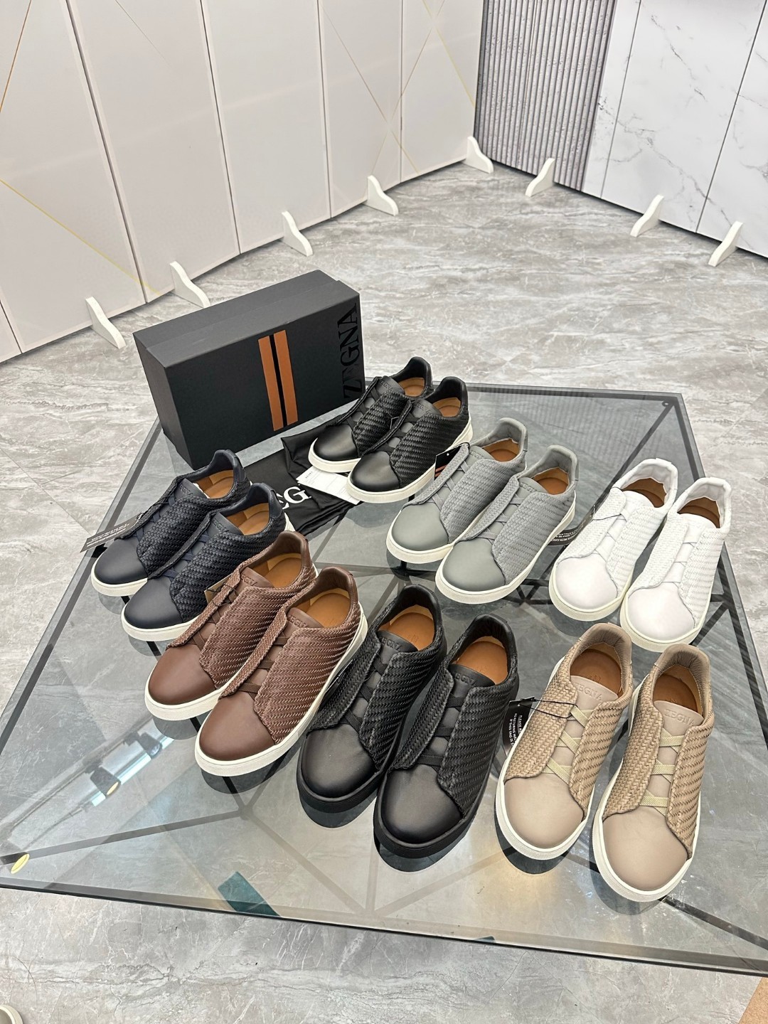 Zegna todos los colores están disponibles, forro de piel de vaca de piel de vaca, 38-47, durante tod