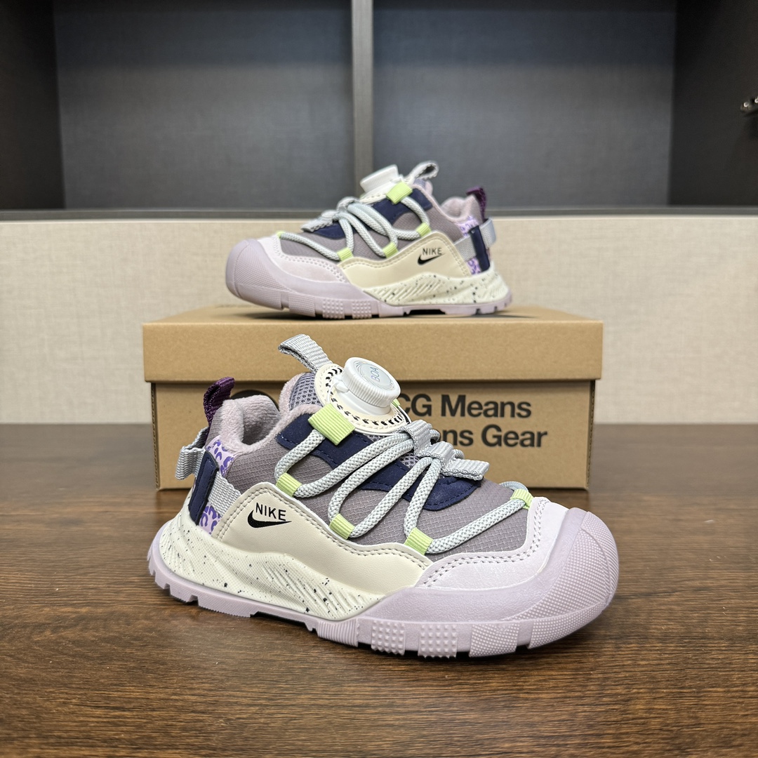 图片[7]-🔥3代加绒款 登山鞋5色（紫色）👟27-37 📣📣放大招 上个大重磅！心心念念的皮面加绒款也出货啦🔥🔥🔥内里保暖绒特别的细腻亲肤，上脚不会有扎脚的感觉和任何不适~～这精致的旋钮扣，旋钮科技设计，一提即开，一旋即紧，便携好穿脱。真的是爱了呀！！穿脱特别方便快捷，适合咱们的小盆友，还能锻炼自主穿脱能力哟✌🏻️-选品中心