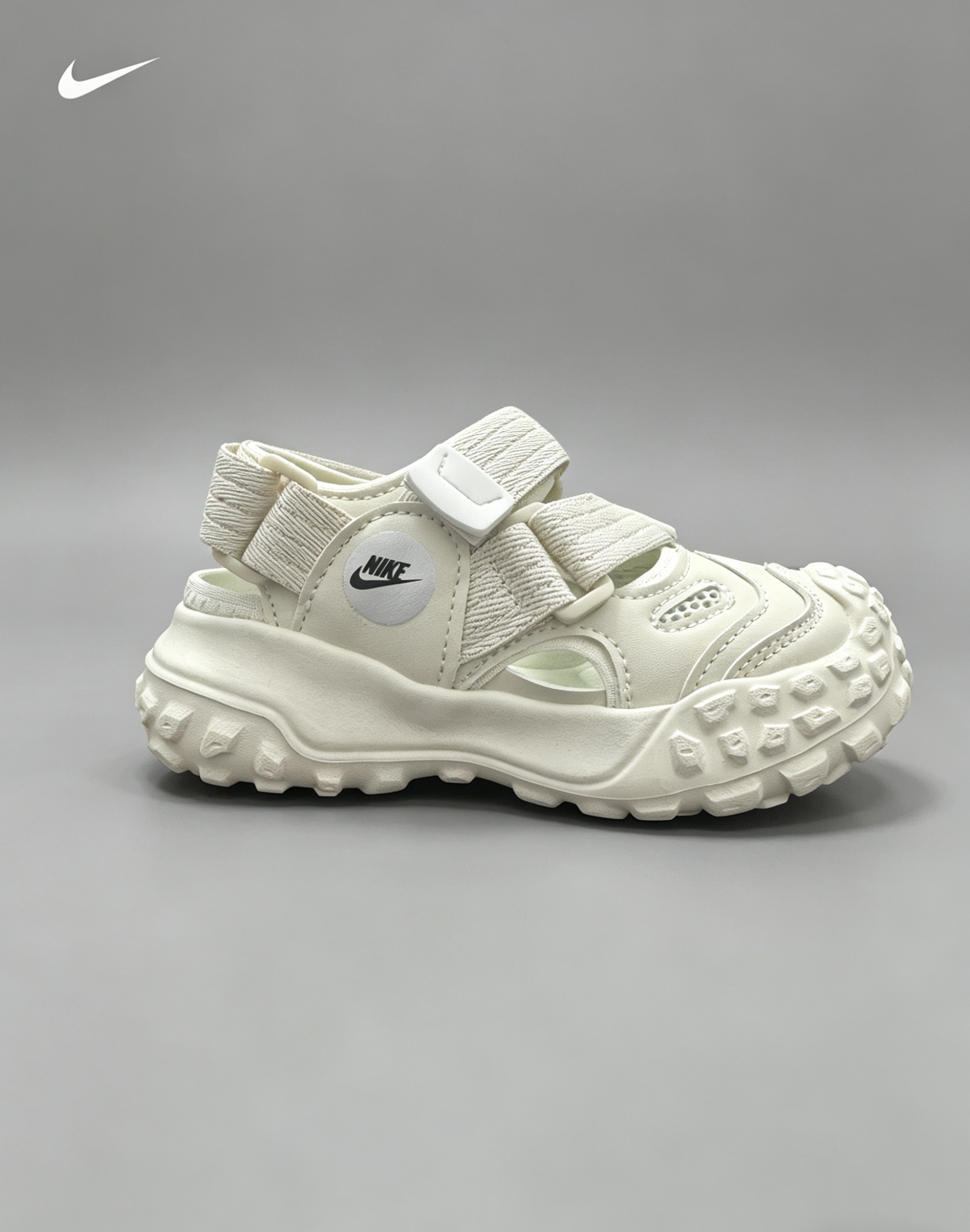 🎆Nuevo modelo @170, 26-35, ¡buena apariencia y fuerza conviven! Sandalias deportivas Nike para niño y niña, suela blan…