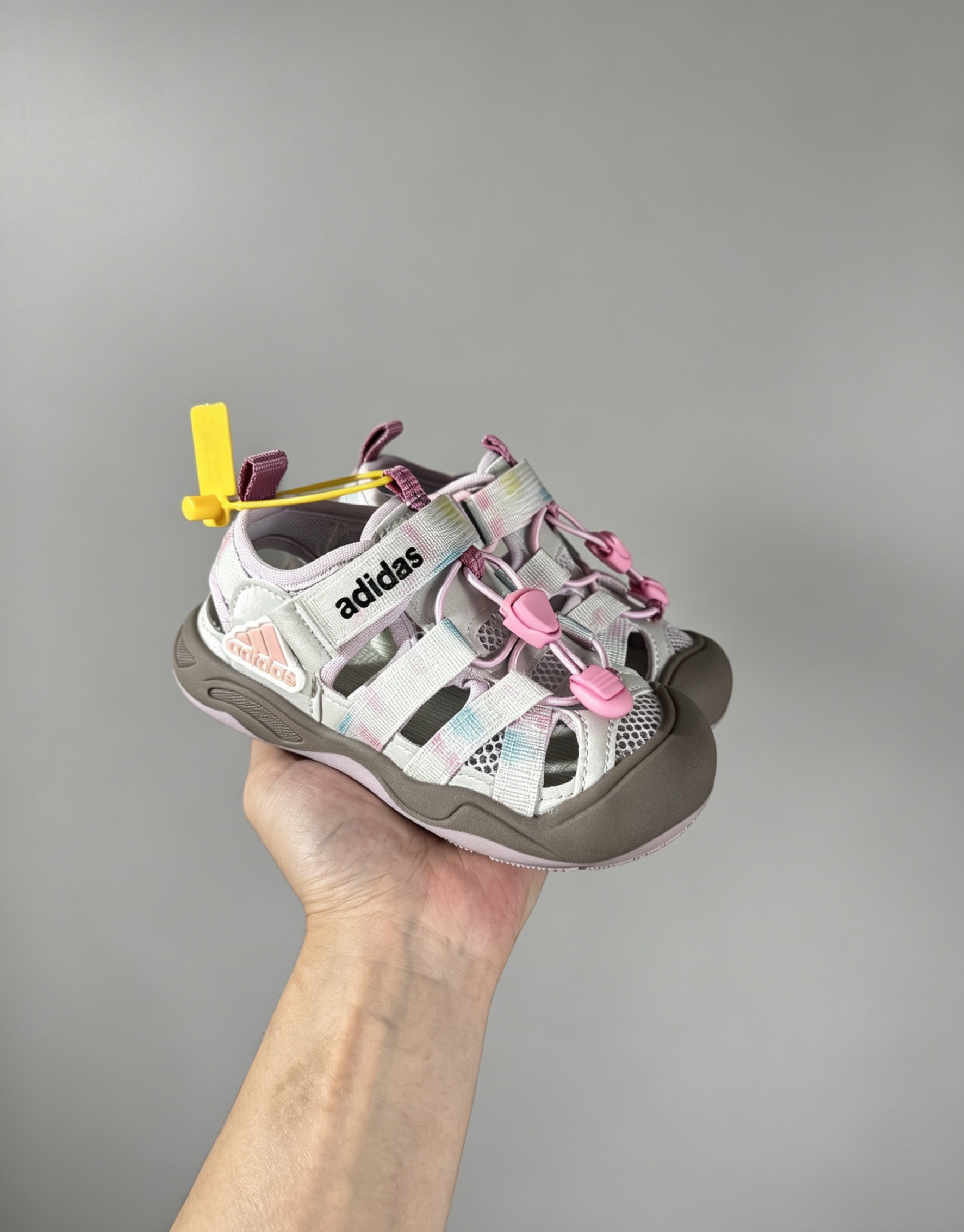 Adidas联名款 宝妈必入!儿童包头凉鞋 透气网面防滑 男女童户外溯溪登山运动凉鞋
