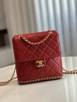Chanel AAA+
 Bags Backpack Buy Luxury 2023 
 Cowhide Vintage Chains