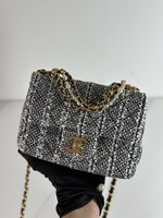 Chanel Crossbody & Shoulder Bags Black White Spring Collection Chains