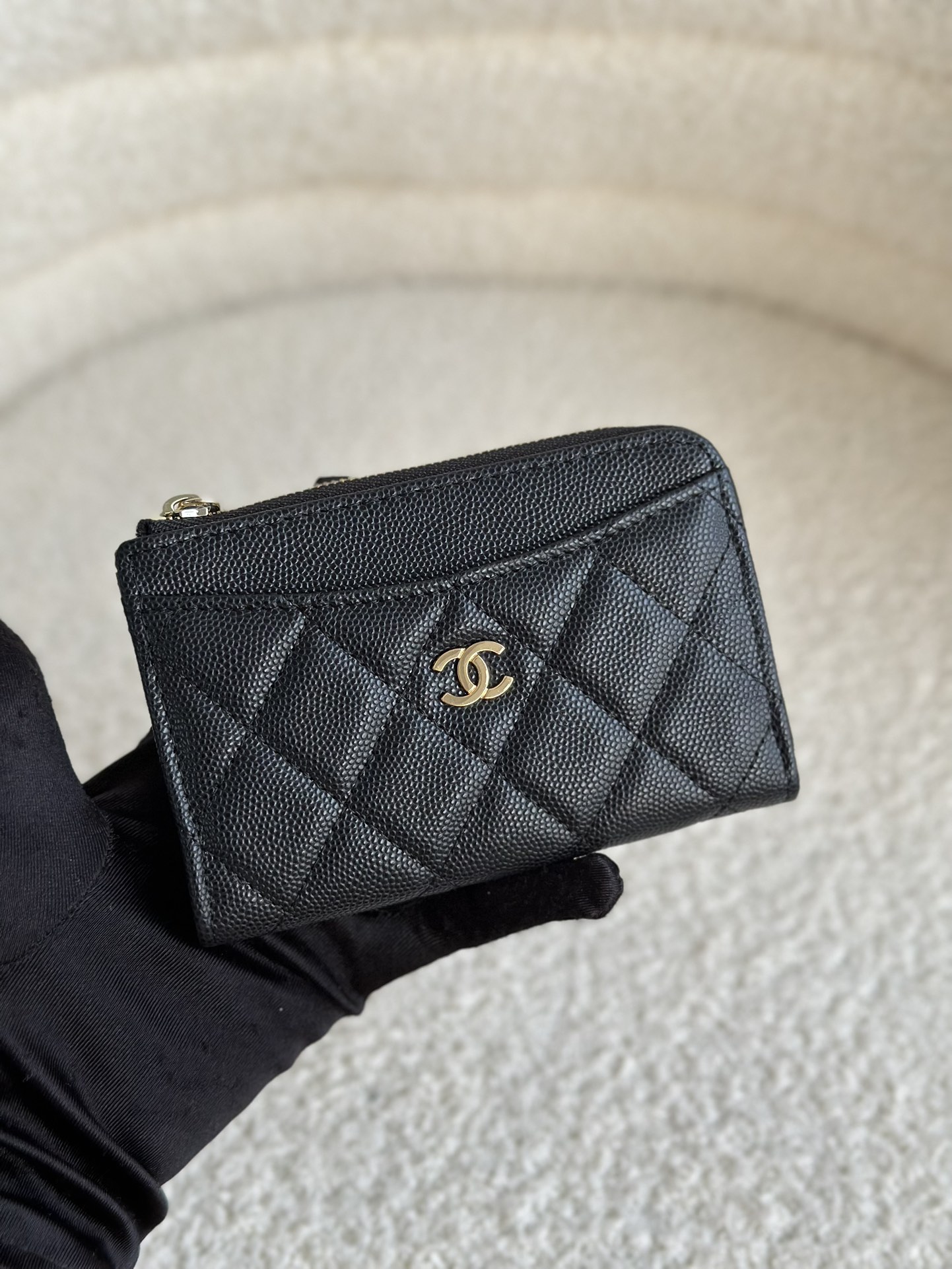 Chanel Classic Flap Bag Wallet Replcia Cheap From China
 Black Gold Hardware