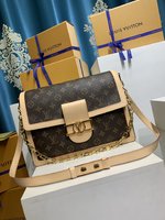Louis Vuitton LV Dauphine Best
 Bags Handbags Monogram Canvas Cowhide Spring/Summer Collection Circle M47149