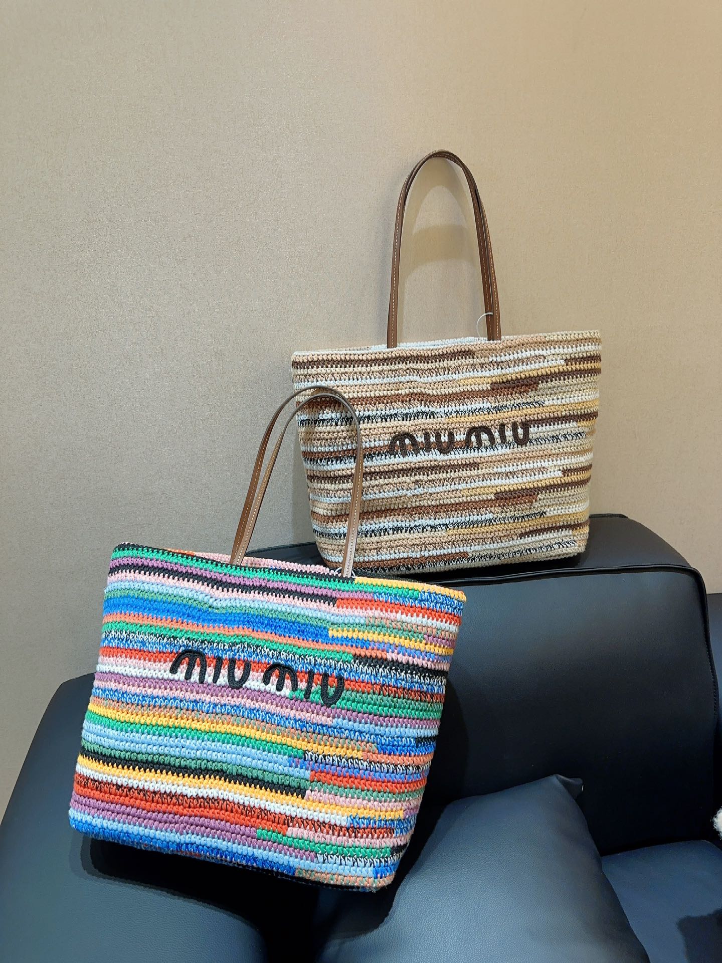 Miu Miu Two colors in one miumiu tote bag