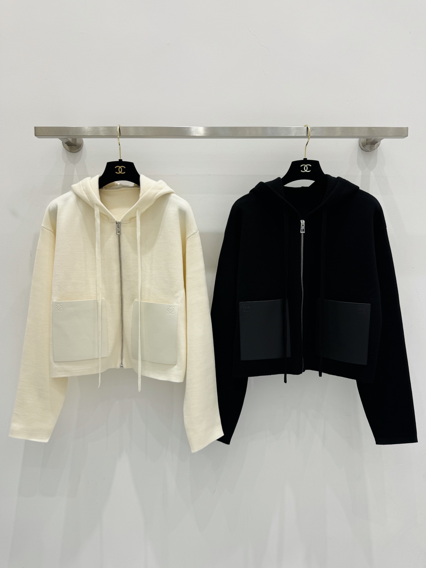 NO:622443,Lw original custom leather pocket cardigan!  2 colors/SML,,alexander wang19860909Lw原版定制皮口袋开衫！2色/SML,,alexander wang,Women's clothing