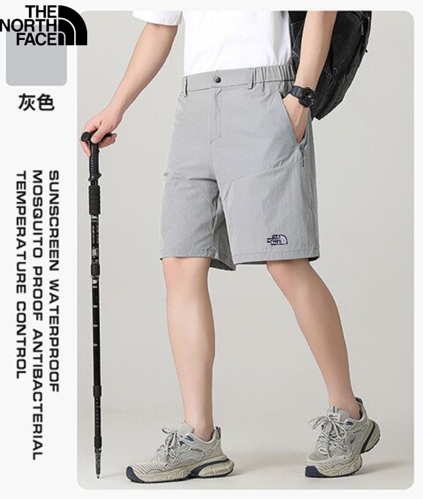  💰125北面The north face夏季新款，男士高品质显瘦休闲时尚西装短裤，男士休闲五分裤中裤！
颜色:黑色，灰色，绿色，藏青色
尺码:M-3Xl