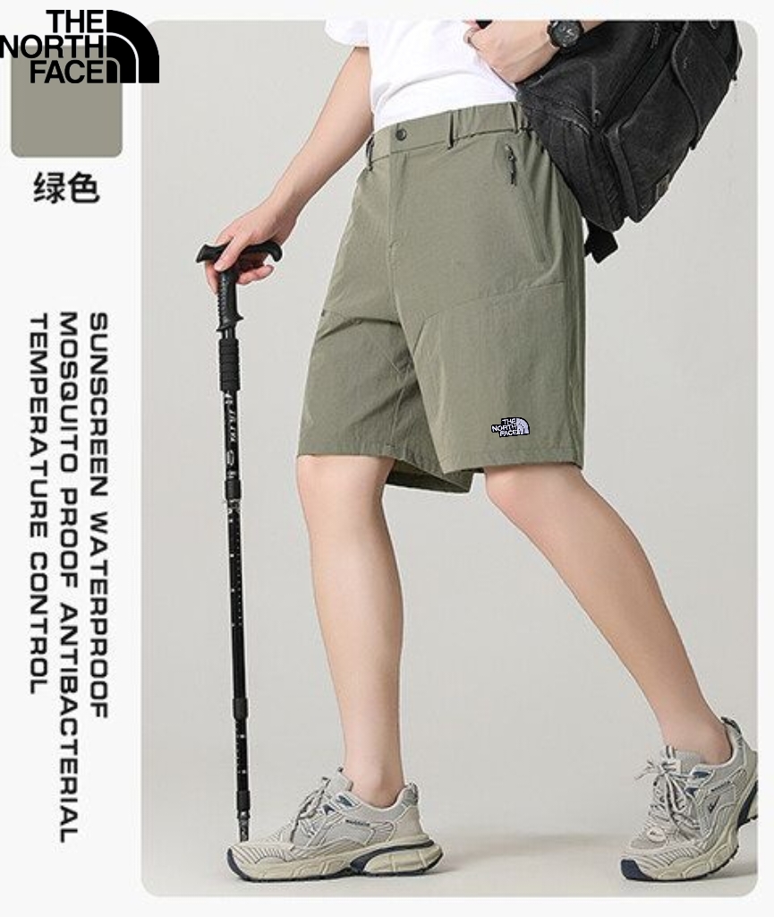  💰125北面The north face夏季新款，男士高品质显瘦休闲时尚西装短裤，男士休闲五分裤中裤！
颜色:黑色，灰色，绿色，藏青色
尺码:M-3Xl