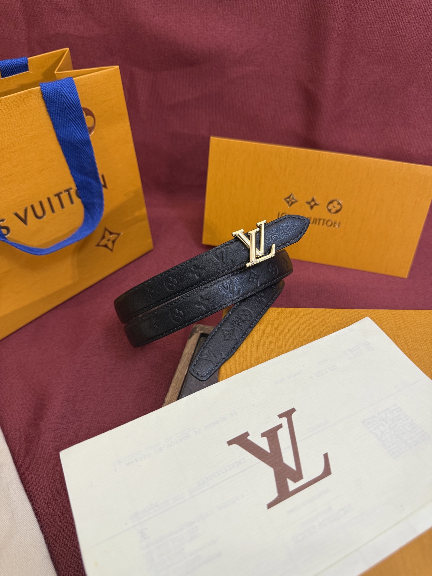 Louis Vuitton Flowergram Reversible Monogram Leather Belt - 20mm
