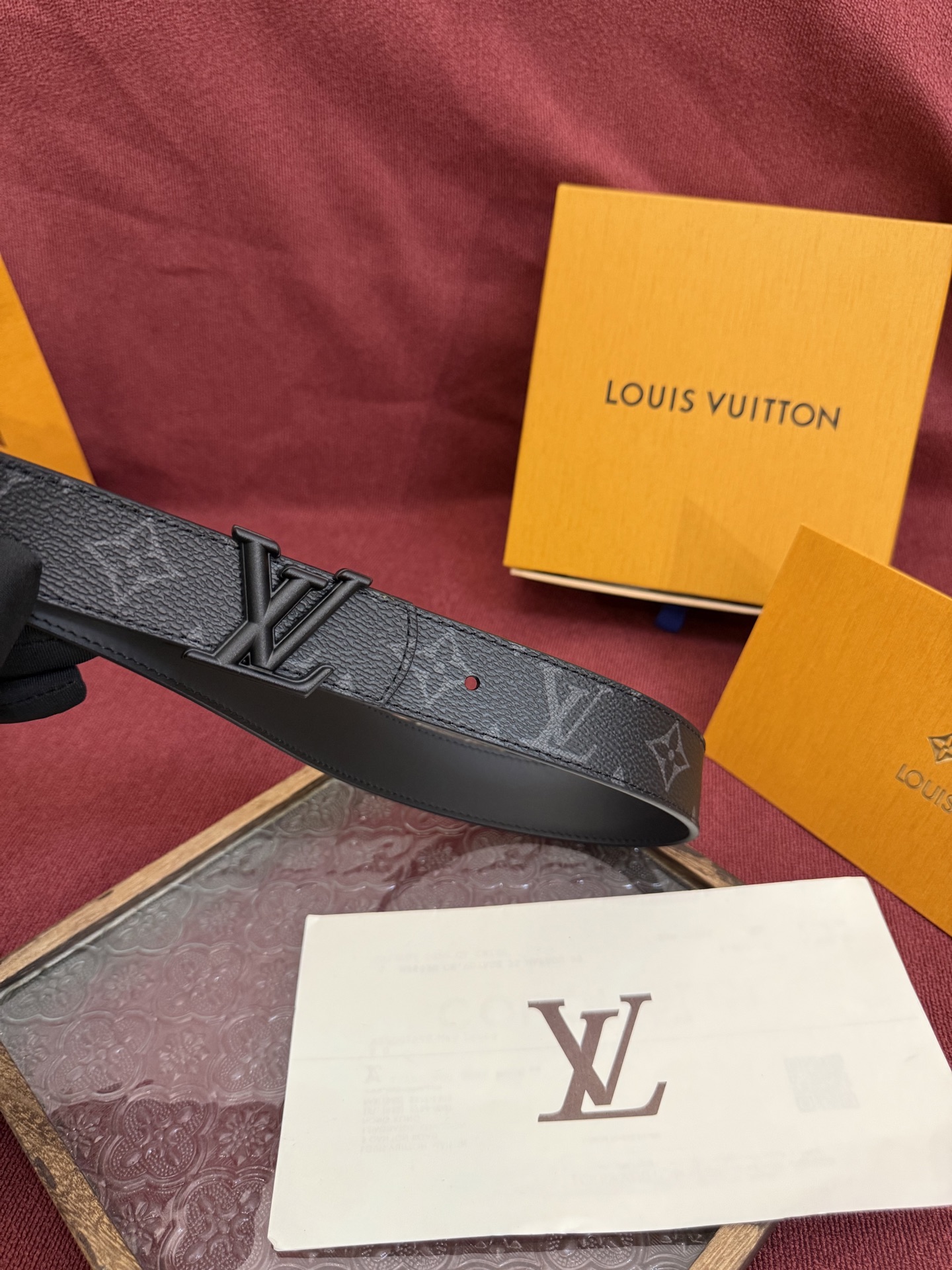 Louis Vuitton Initiales Reversible Belt 3.0 cm - Monogram Canvas & Leather 4 i1757863060814 8063 0 5