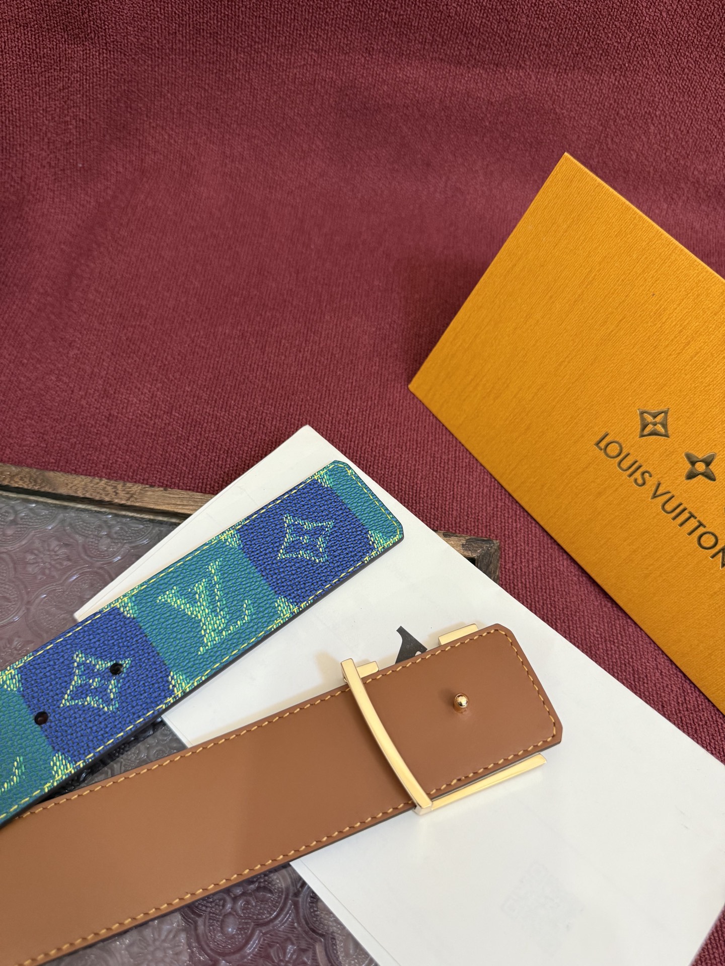 Louis Vuitton Initiales College Monogram Heritage Reversible Belt 40mm 6 i1758990483997 9690 0 4