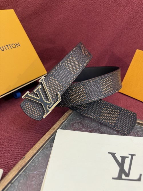 Louis Vuitton Dimension Reversible Belt - Monogram Canvas & Dimension Buckle 1 Louis Vuitton Dimension Reversible Belt - Monogram Canvas & Dimension Buckle
