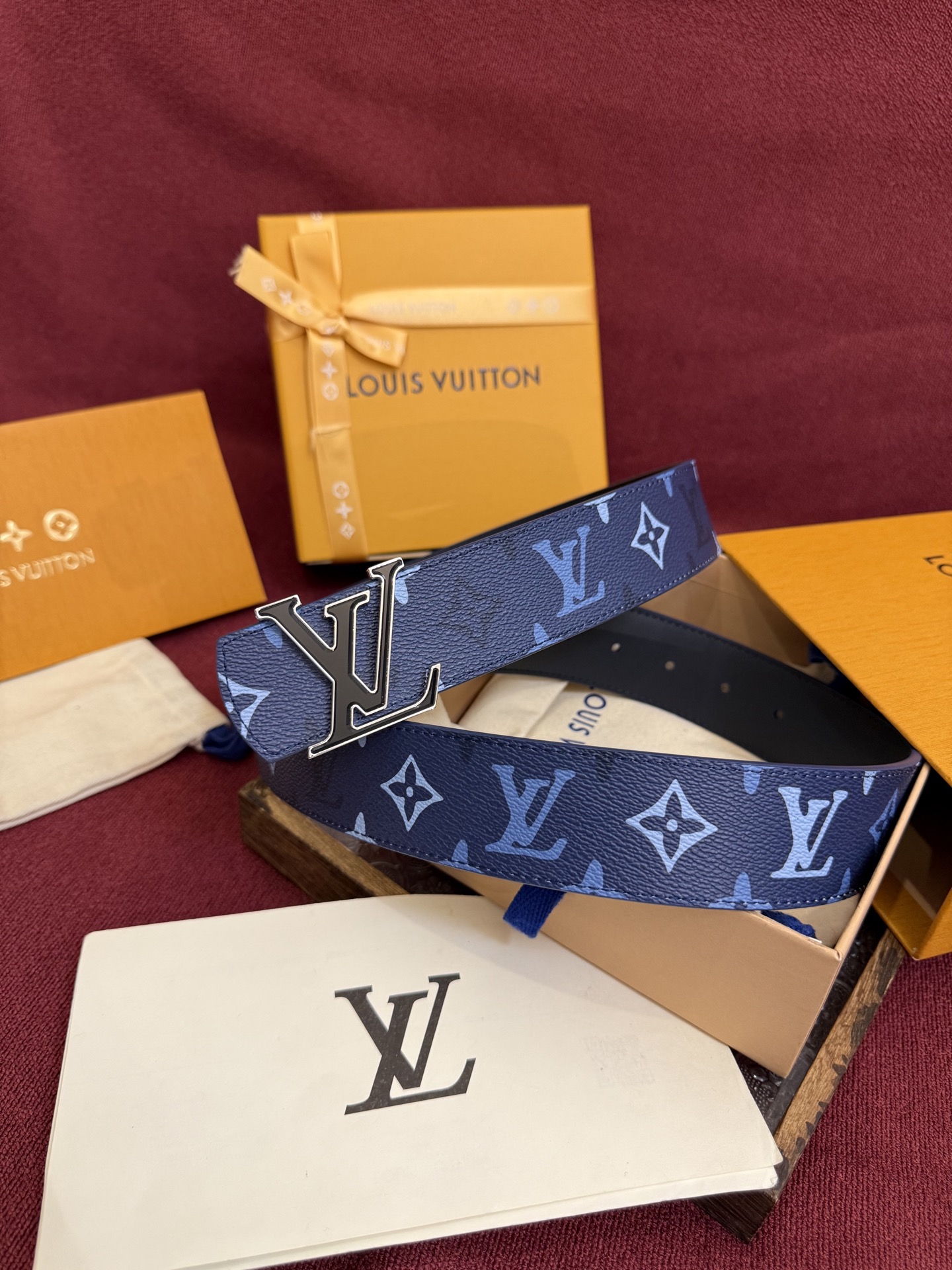 LV belt LV Dimension Monogram Surplus Monogram — photo 5