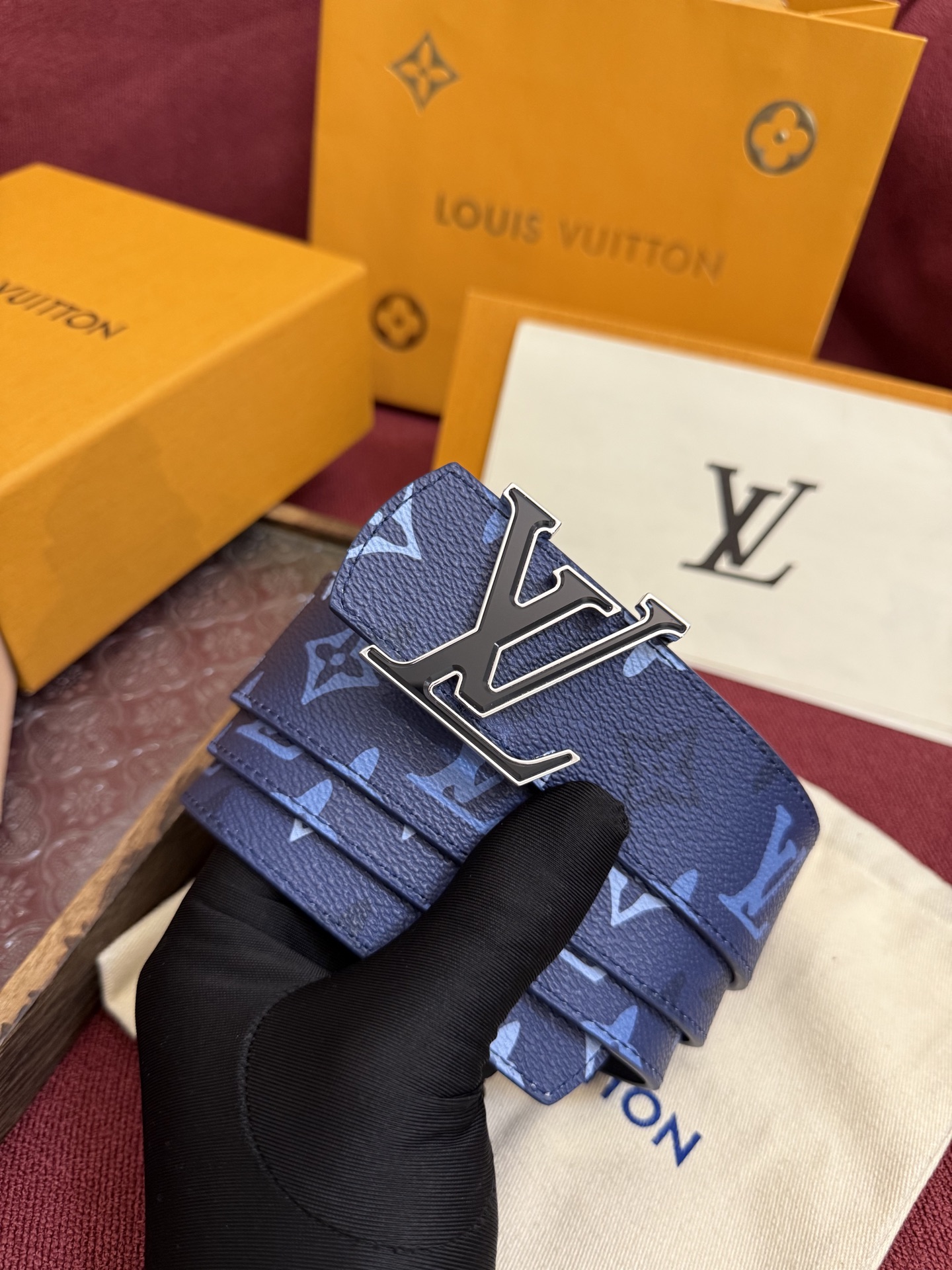 LV belt LV Dimension Monogram Surplus Monogram — photo 6