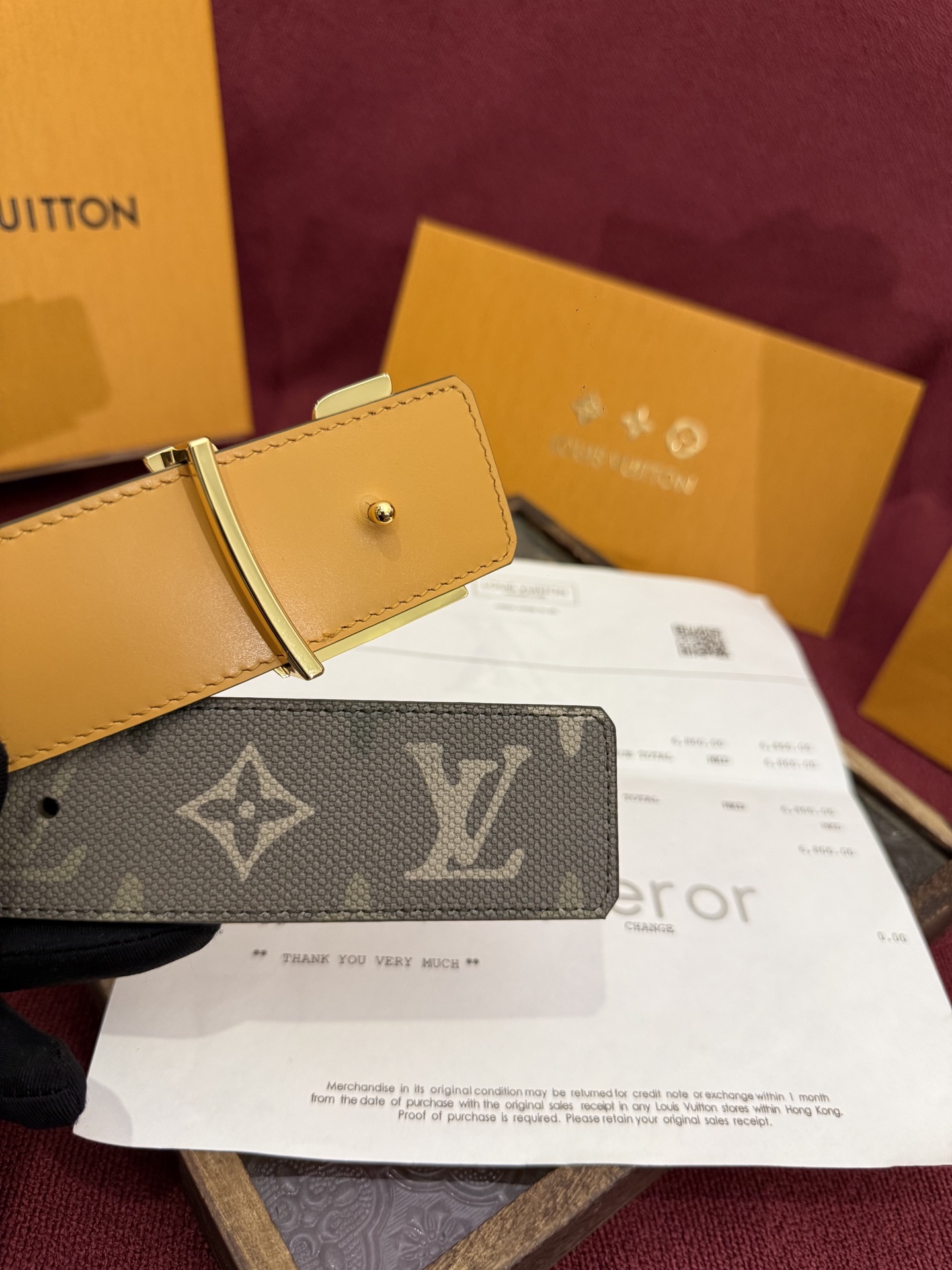 Monogram SurPlus涂层帆布表带，LV Initials Monogram SurPlus 