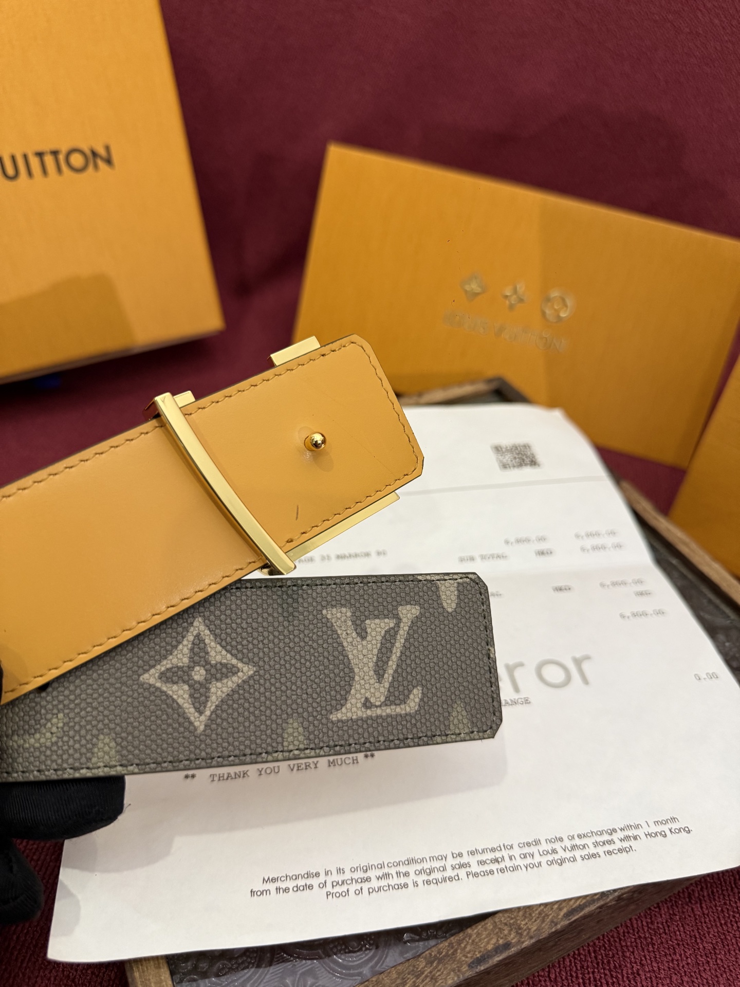 Monogram SurPlus涂层帆布表带，LV Initials Monogram SurPlus 