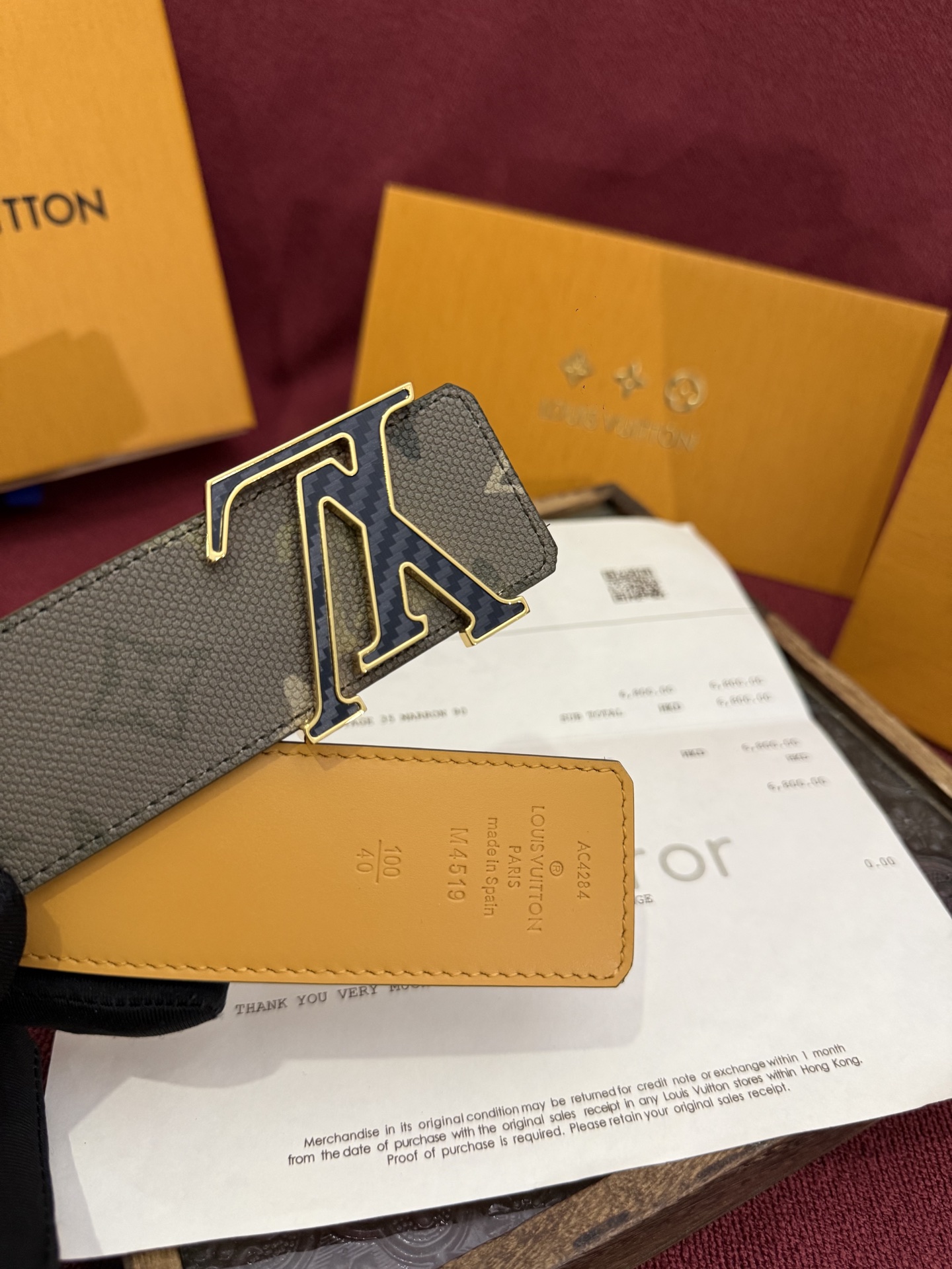 Monogram SurPlus涂层帆布表带，LV Initials Monogram SurPlus 