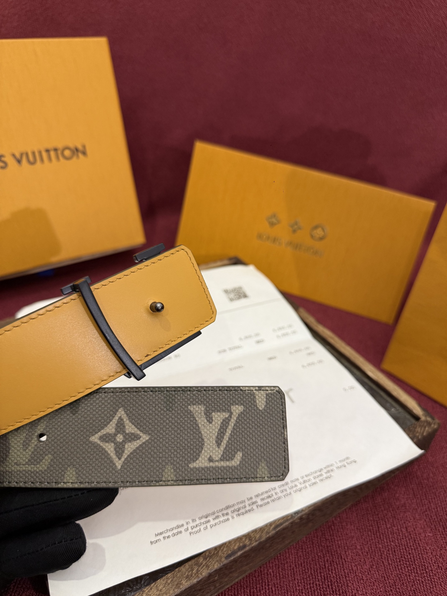 Monogram SurPlus涂层帆布表带，LV Initials Monogram SurPlus 