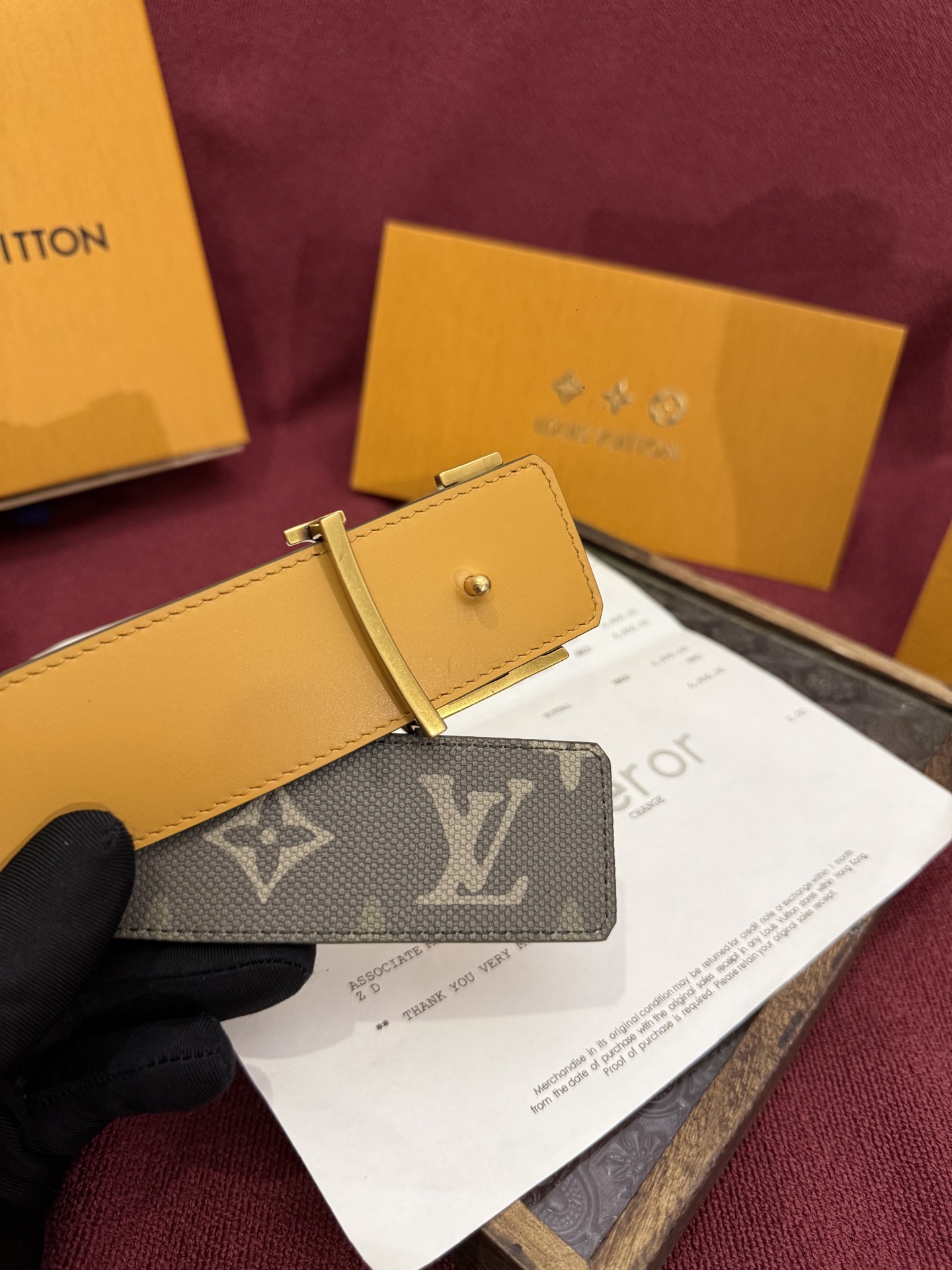 Monogram SurPlus涂层帆布表带，LV Initials Monogram SurPlus 