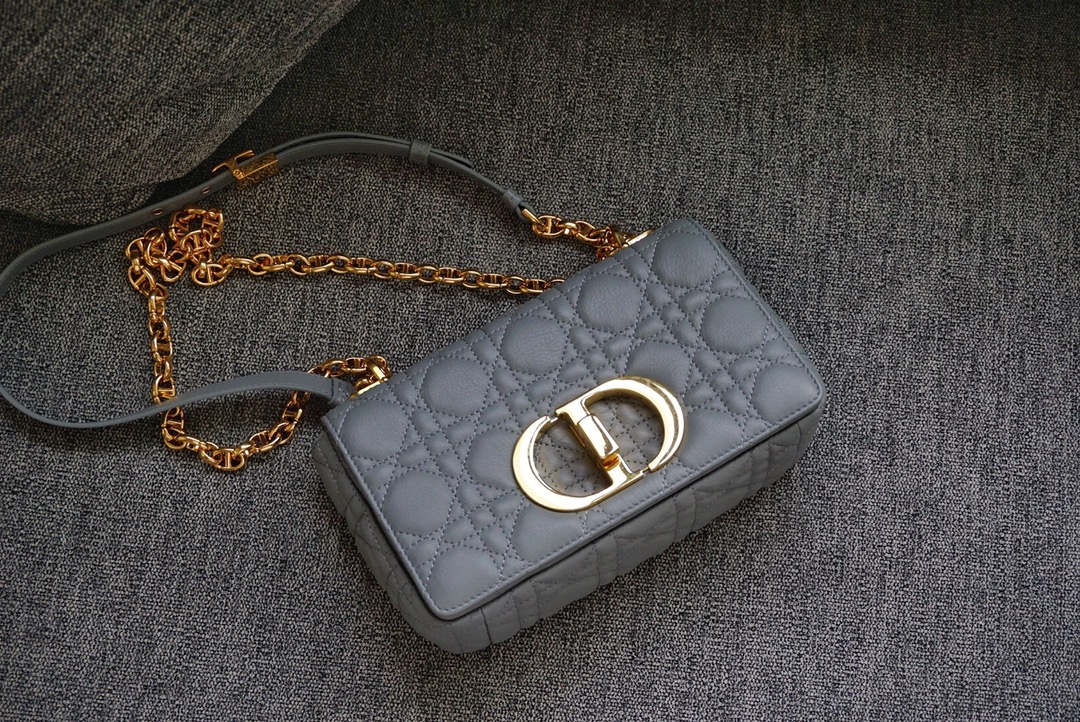 Dior Caro Crossbody & Shoulder Bags Grey