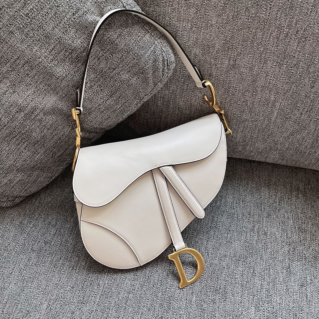 Dior Saddle Saddle Bags White