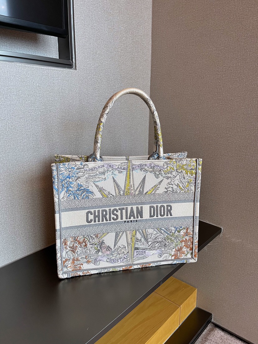 Dior Book Tote spiegelkwaliteit
 Tassen handtassen Tote Tas Borduurwerk