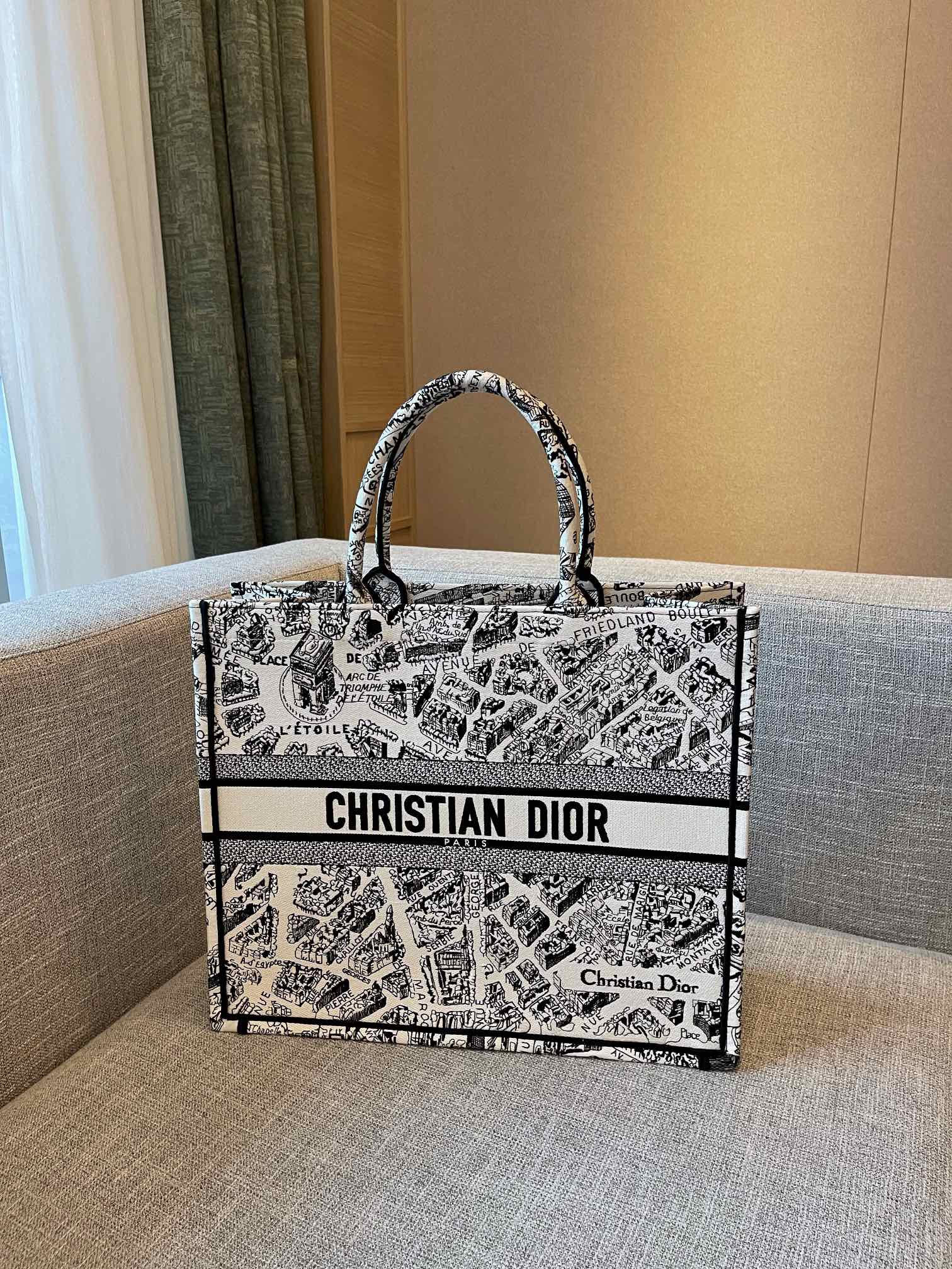 Dior Book Tote Tassen handtassen Tote Tas Koop van hoogwaardige replica hoge kwaliteit
 Wit