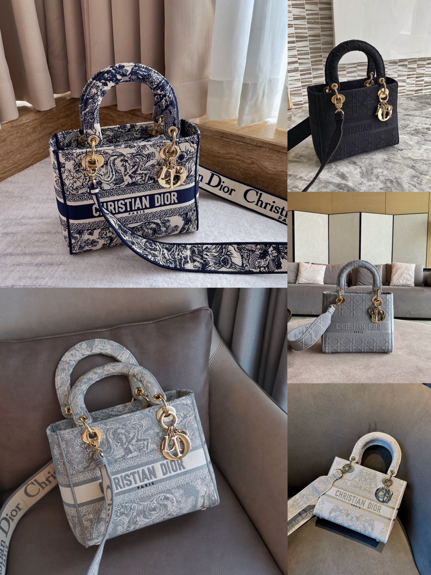 Dior Lady Handbags Crossbody & Shoulder Bags