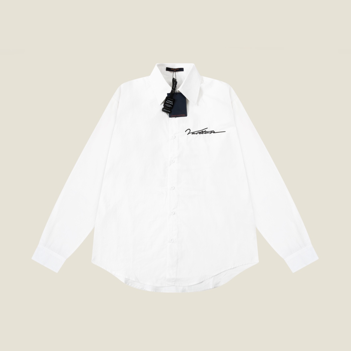 Louis Vuitton Clothing Shirts & Blouses Unisex Combed Cotton Fall Collection Long Sleeve