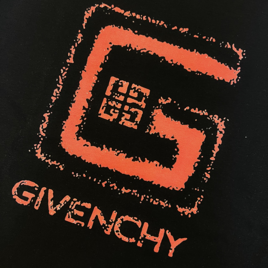 Givenchy/纪梵希24ss 模糊大G四宫格短袖T恤