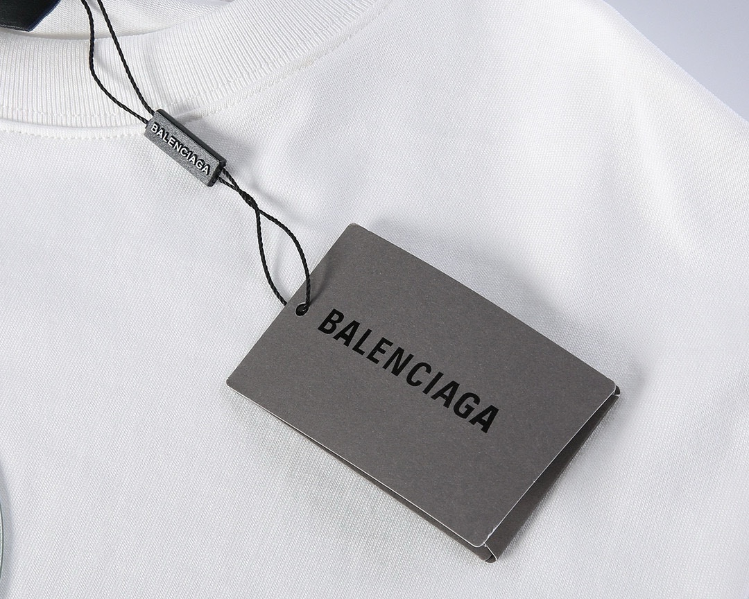 Balenciaga/巴黎世家24ss 走秀款标语字体短袖T恤