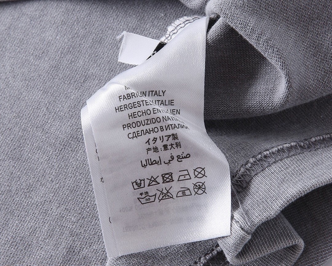 Gucci/古驰25ss 双G涂鸦泼墨水洗做旧短袖T恤