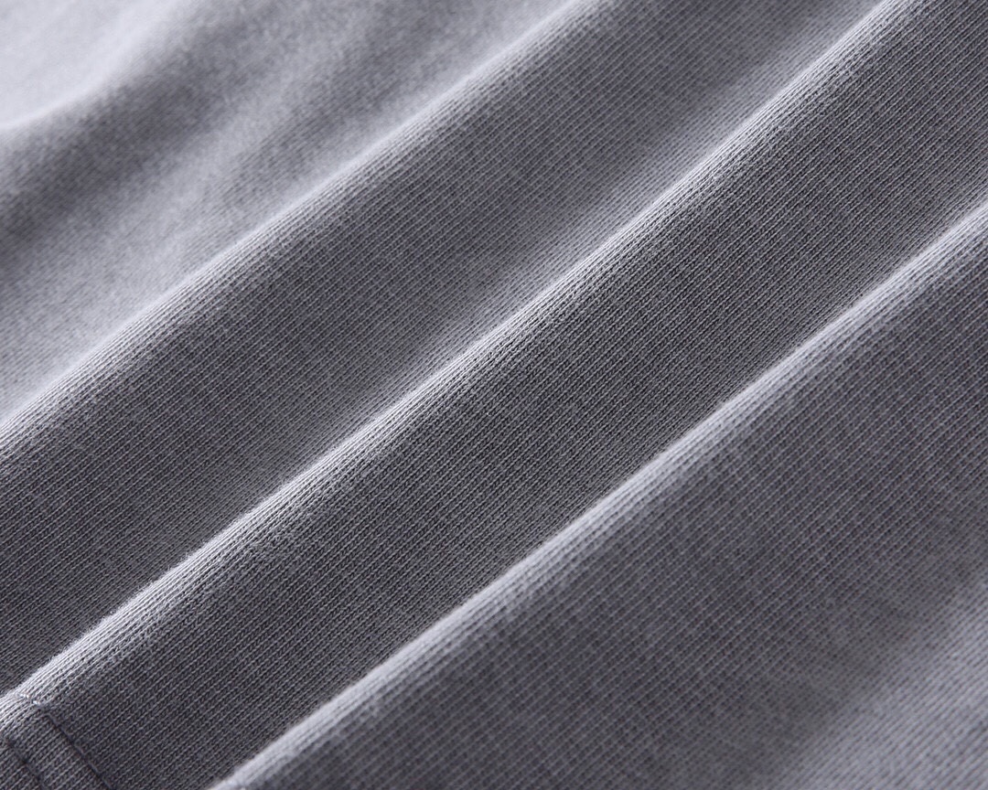 Gucci/古驰 红绿闪电水洗做旧短袖T恤 黑色 灰色