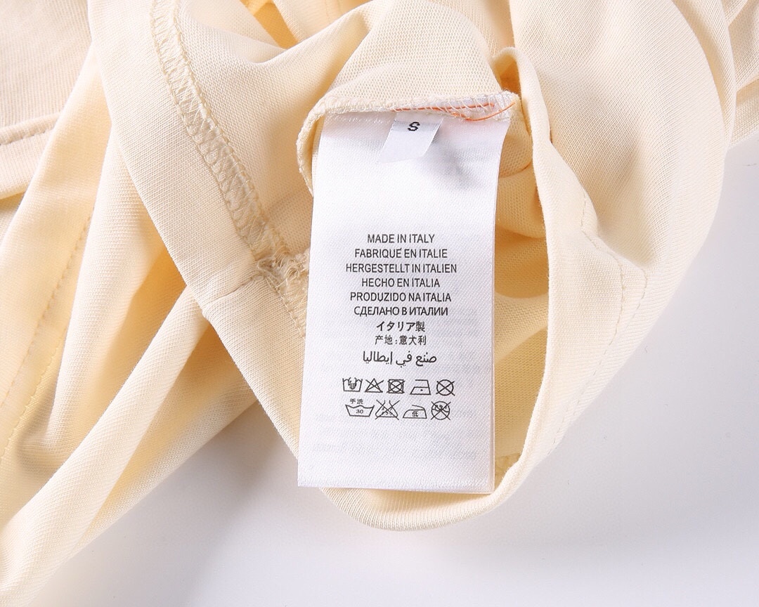 Gucci/古驰 双G苹果短袖T恤 黑色 米白