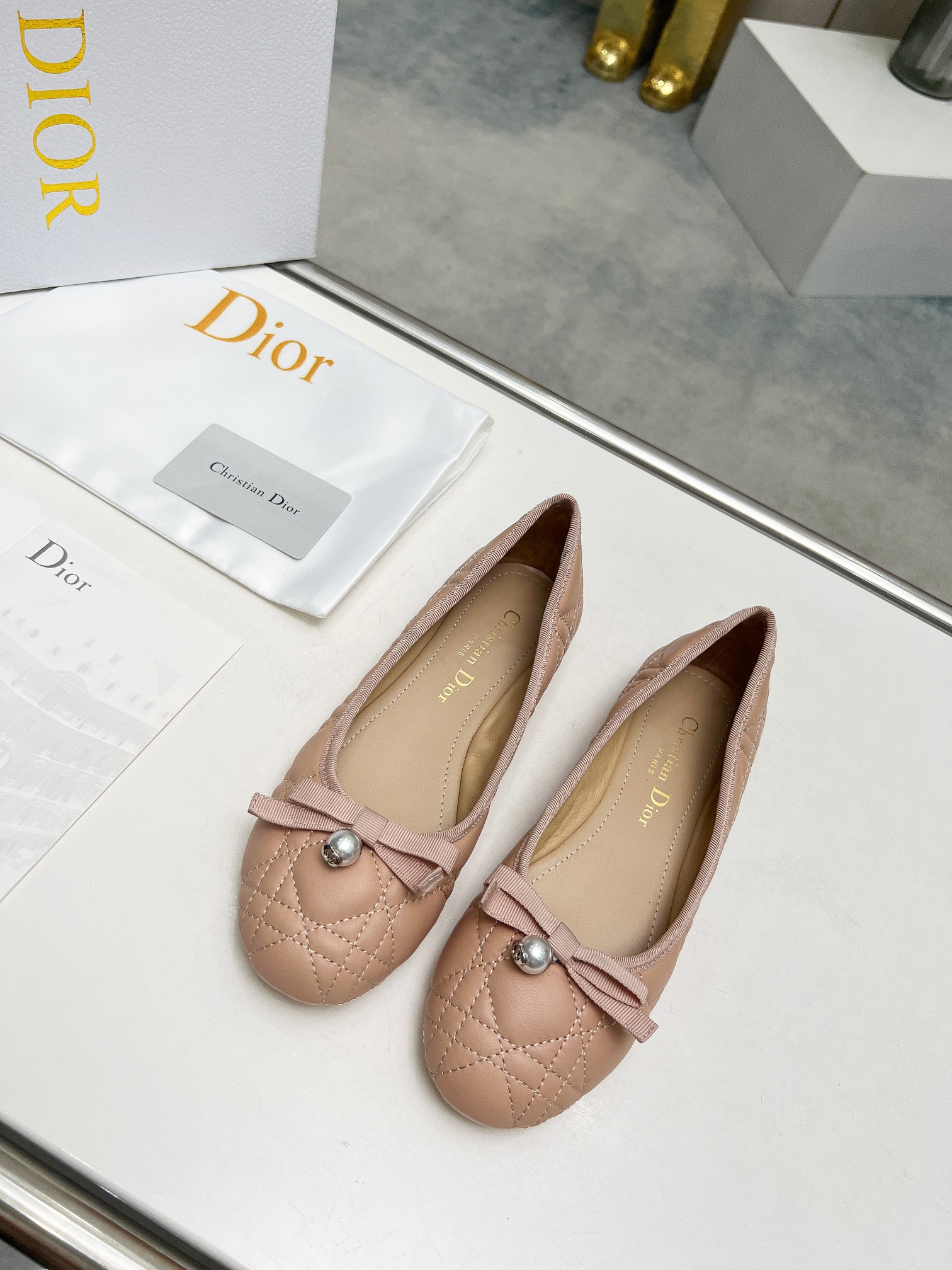Dior Single Layer Shoes Embroidery Sheepskin Spring/Summer Collection