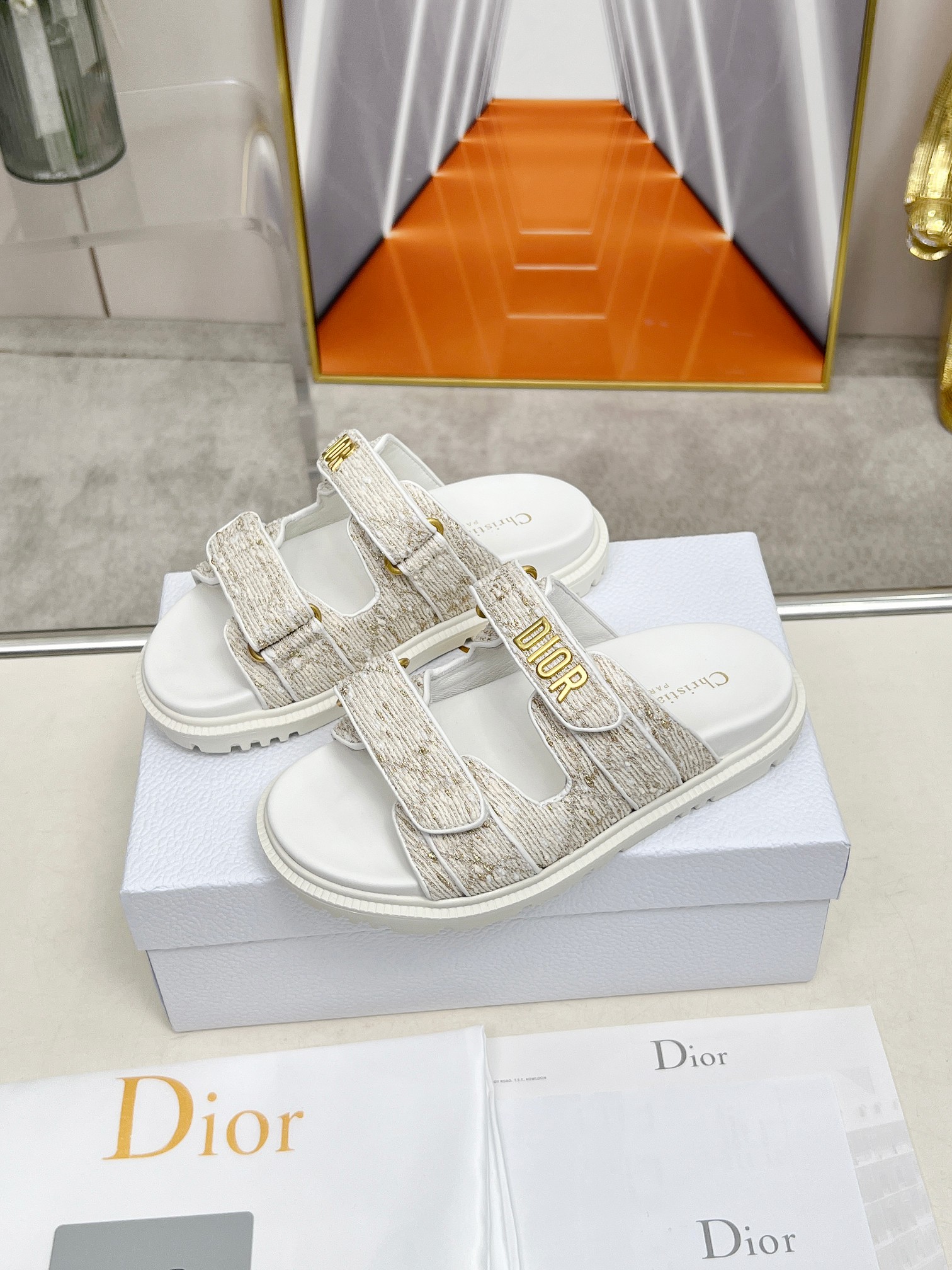 Dior Classic Women's Sandal, Comfortable Thick Sole, Adjustable Straps 3 a1743341984324 6148
