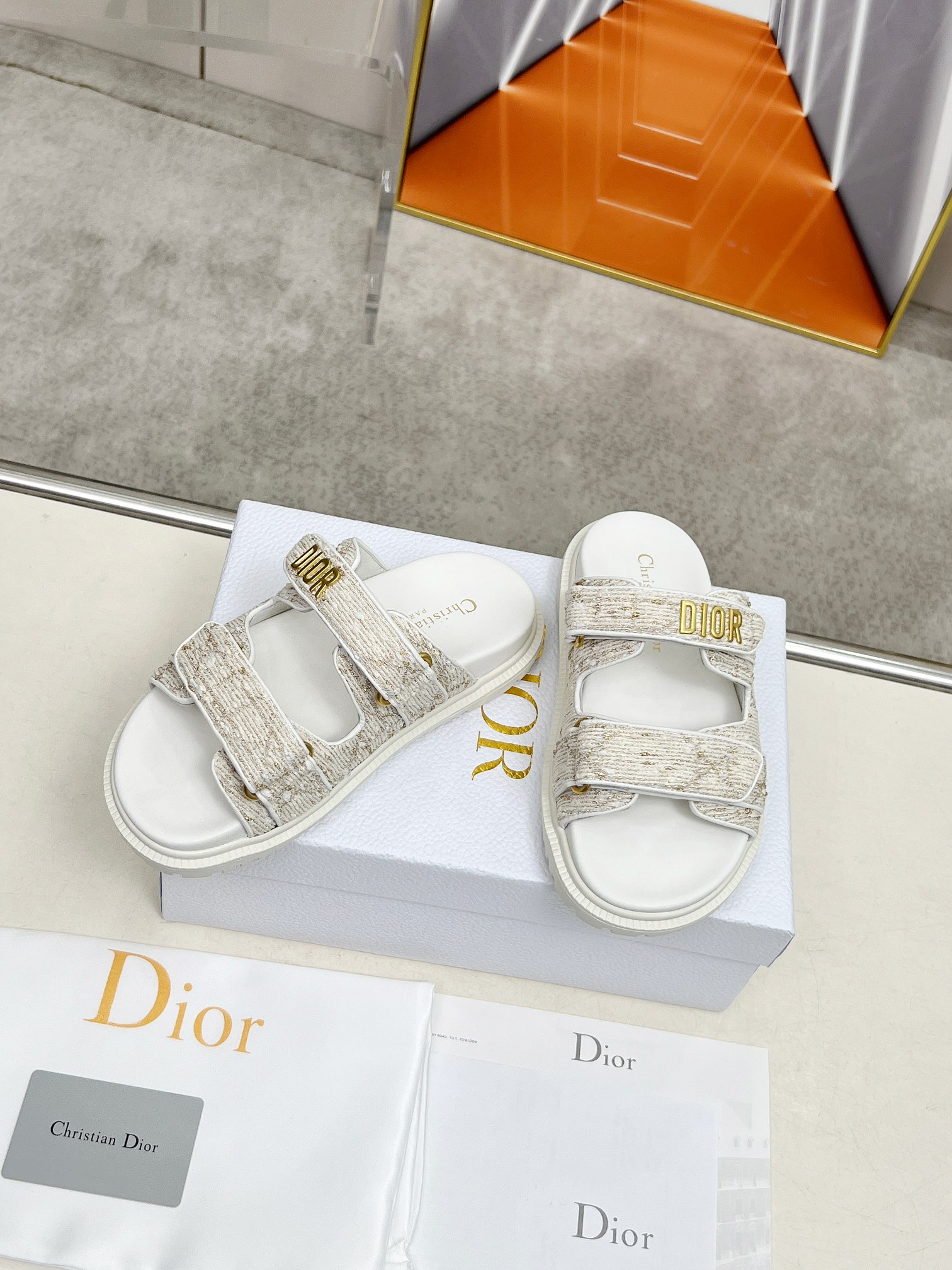 Dior Classic Women's Sandal, Comfortable Thick Sole, Adjustable Straps 8 a1743341985837 1680