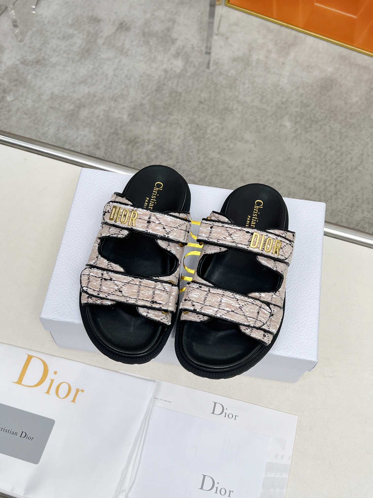 Dior Women's Classic Thick Sole Sandals - Designer Inspired Comfort Slides 4 a1743342063240 7745