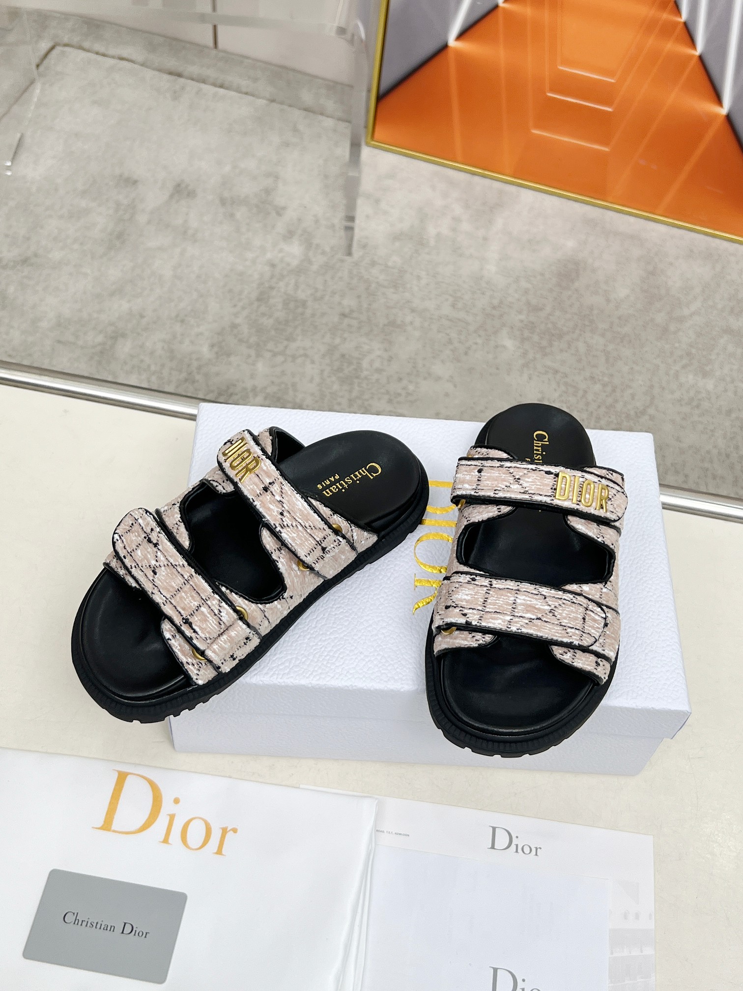 Dior Women's Classic Thick Sole Sandals - Designer Inspired Comfort Slides 5 a1743342063252 8256