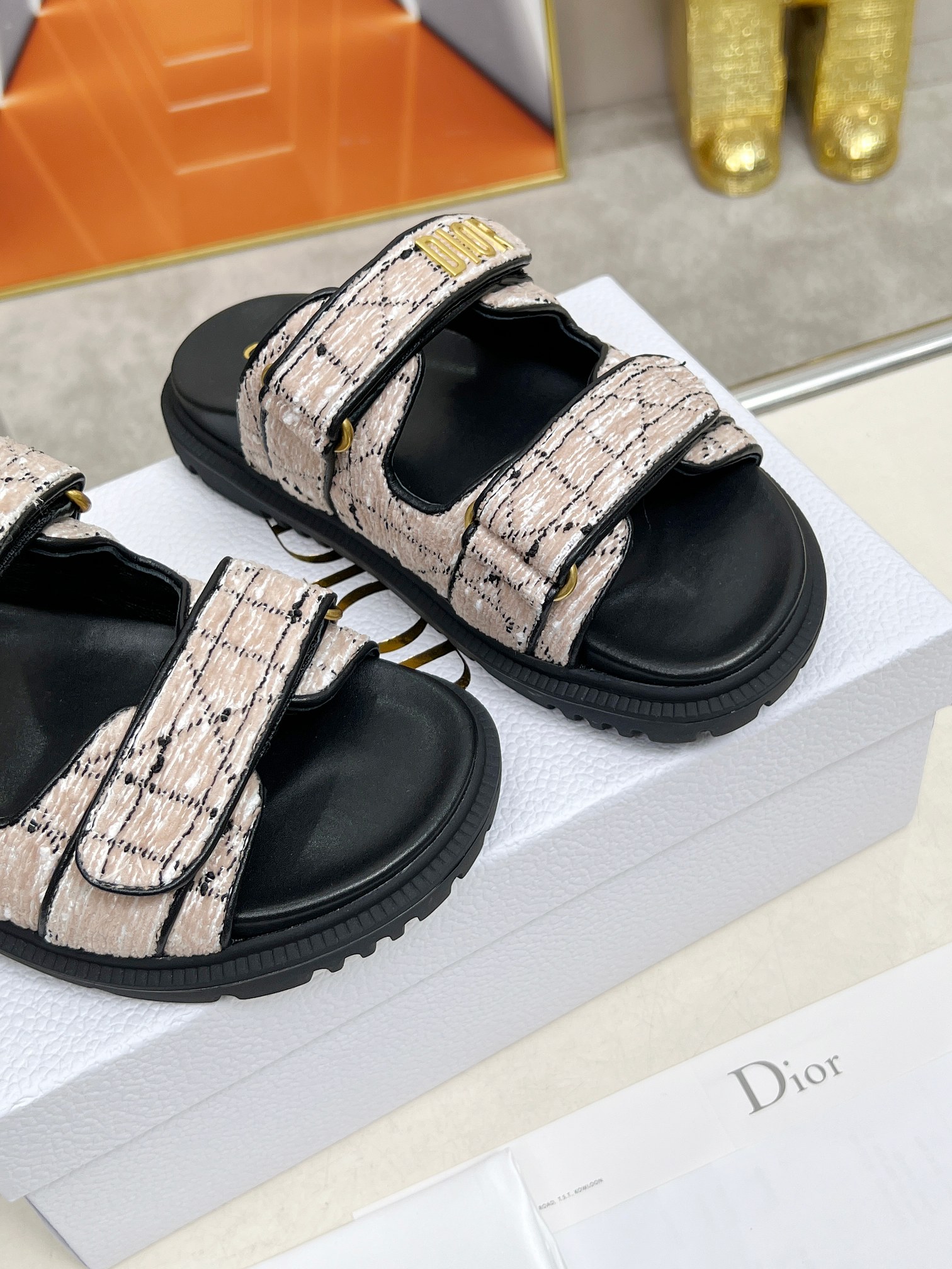Dior Women's Classic Thick Sole Sandals - Designer Inspired Comfort Slides 9 a1743342063575 7454