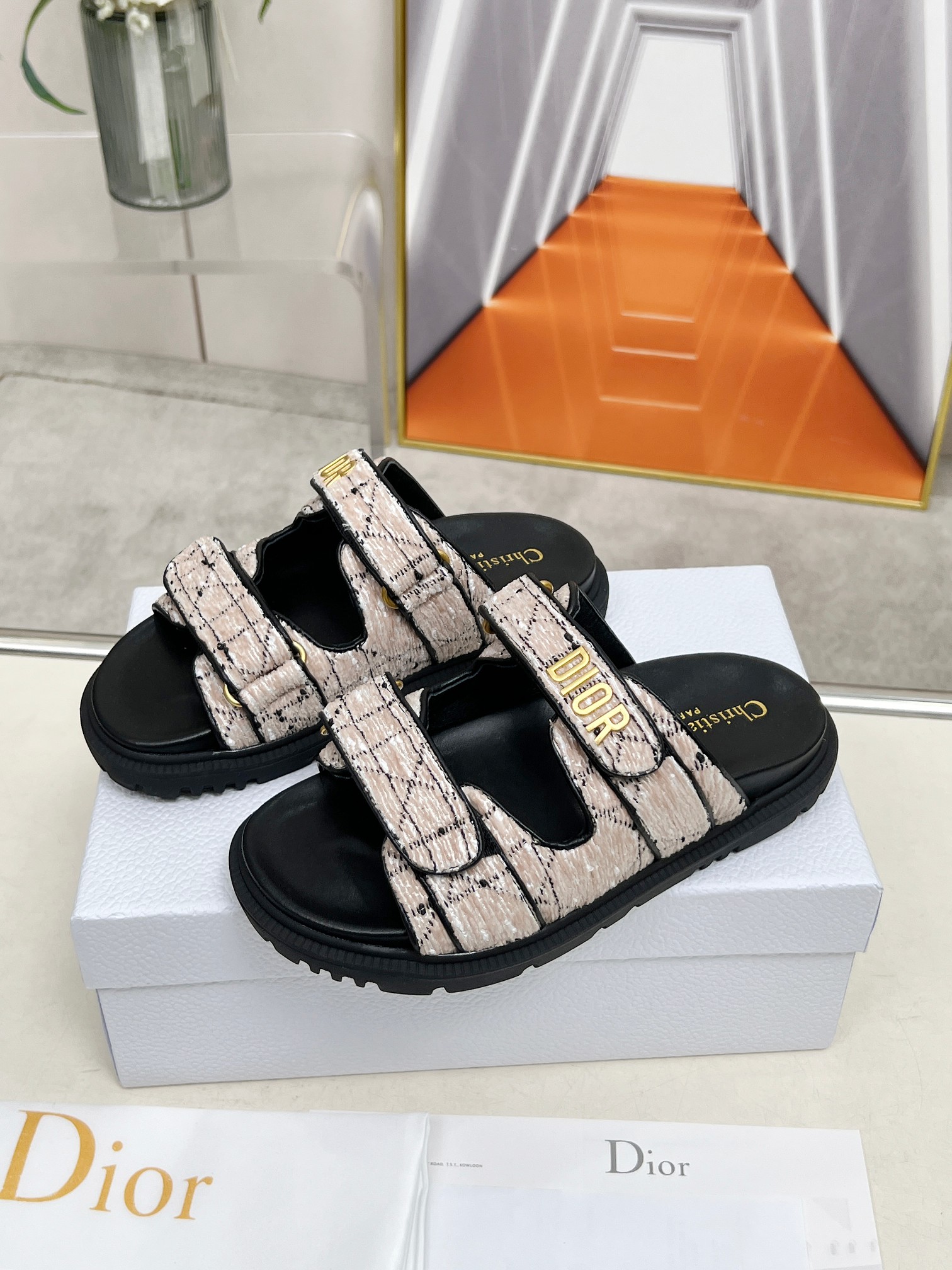 Dior Women's Classic Thick Sole Sandals - Designer Inspired Comfort Slides 3 a1743342065004 2305
