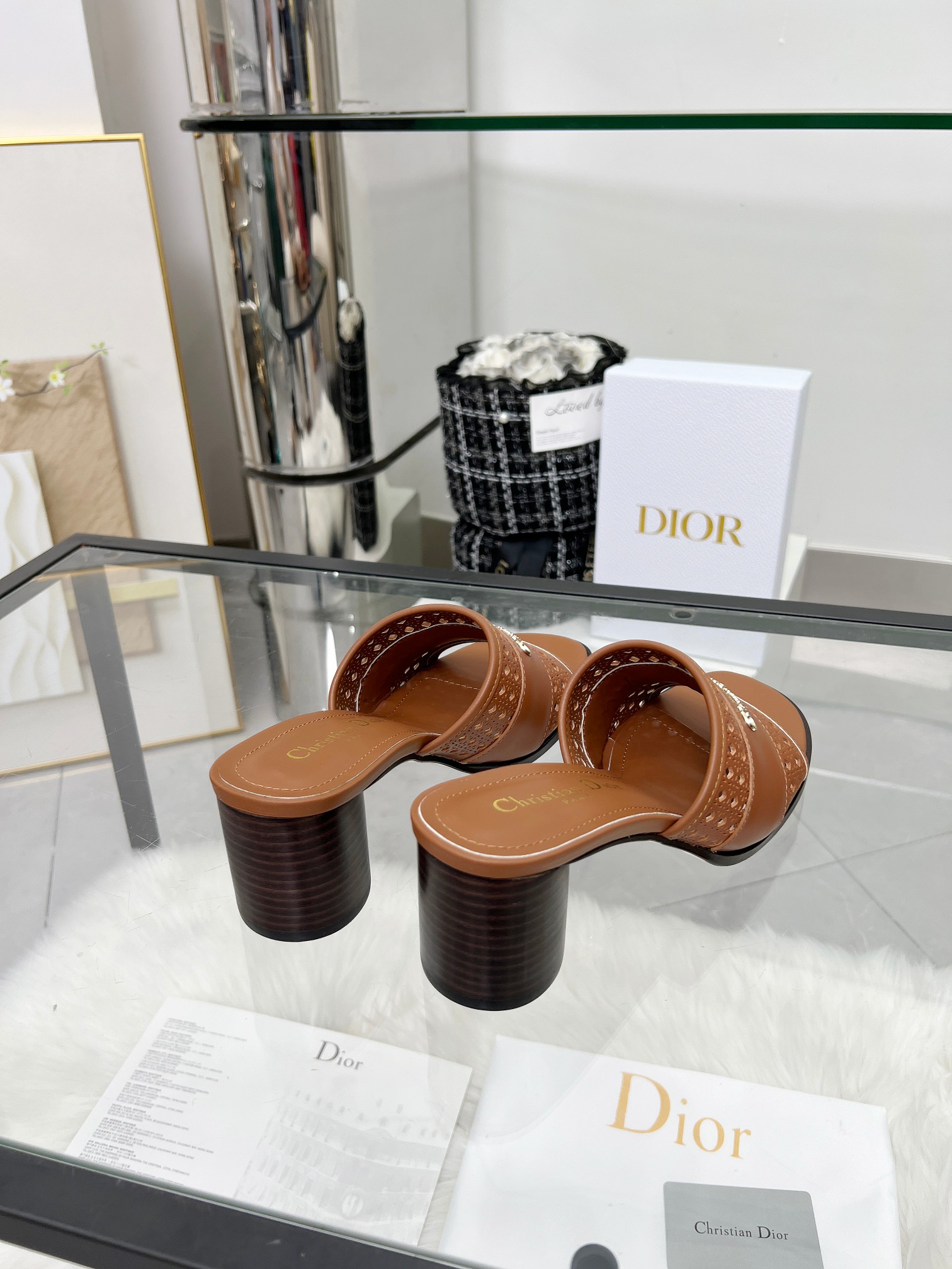 Dior D-Lane Leather Heeled Sandals with Cannage Pattern 3 a1744308977594 6286