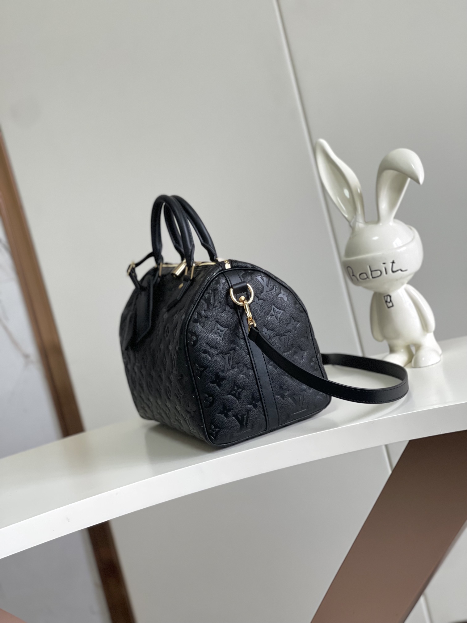   顶级原单  动态芯片 新品出货- 顶级高版本 SPEEDY SOFT 30 手袋	】M47186黑色