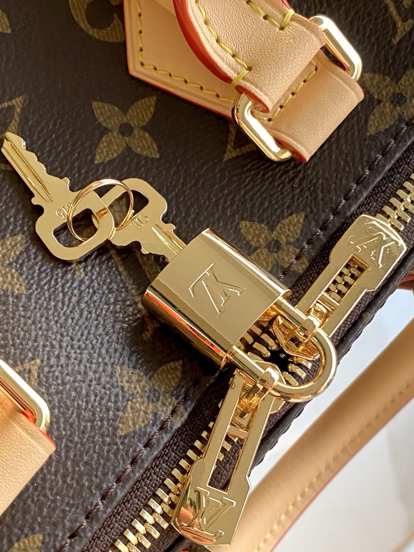 M14175本款 Speedy Bandoulière 20 手袋融合 Monogram 帆布和牛皮