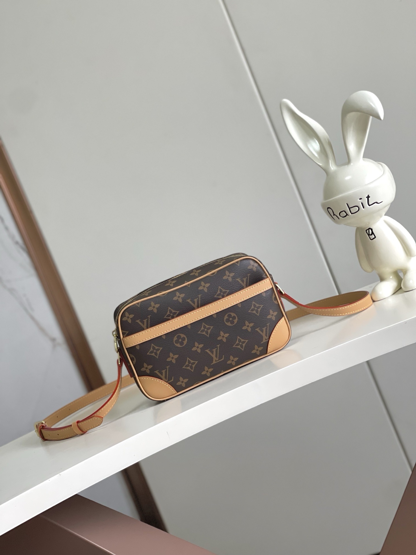 【海原外单 独实家拍】M51276老花小号 Vintage中古相机包系列 斜挎包,男女通用,经典的M
