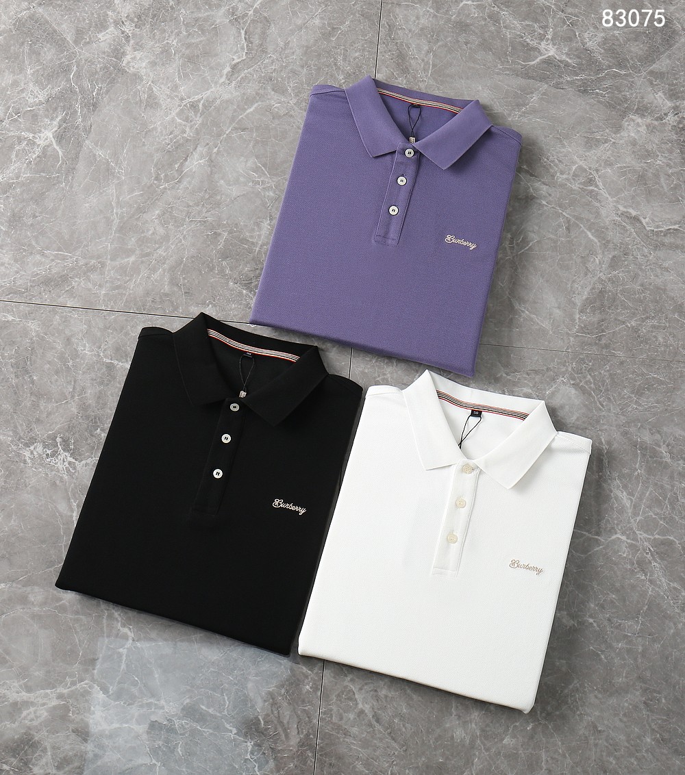 NO:597418,Burberry 2025 autumn and winter new style fabric long-staple cotton double-sided beaded color black white purple size M-4XL multi-color 83075,,burberry,alexander wang19860909巴宝莉 2025 秋冬新款 面料长绒棉双面珠花 颜色黑色 白色 紫色 尺码M-4XL 多颜色83075,,burberry,alexander wang,Men's clothing