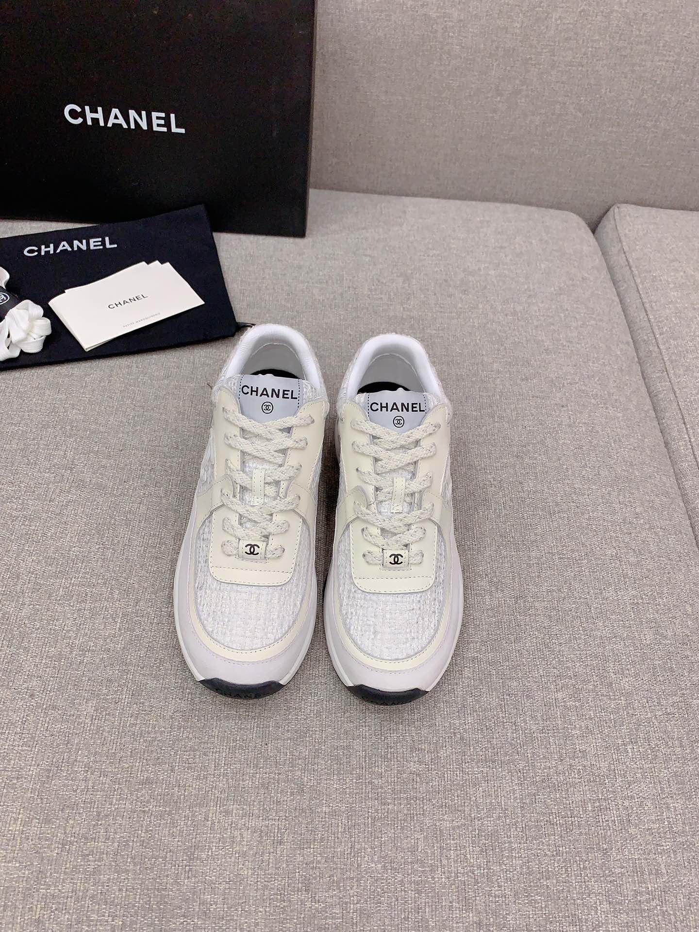 NO:252090,CHANE's latest wool thick-soled sneakers, newly upgraded tweed splicing fabric, super good-looking autumn and winter matching, light and comfortable, fashionable and retro, size 35-39 (40 41 42 custom made), casual shoes/sports, chanel, sneakers19860909CHANE*新款毛呢厚底运动鞋  全新升级花呢拼接面料 秋冬搭配超好看 轻便舒适 时髦复古 尺码35-39（40 41 42定做）,休闲鞋/运动鞋,chanel,sneakers,Women's Shoes