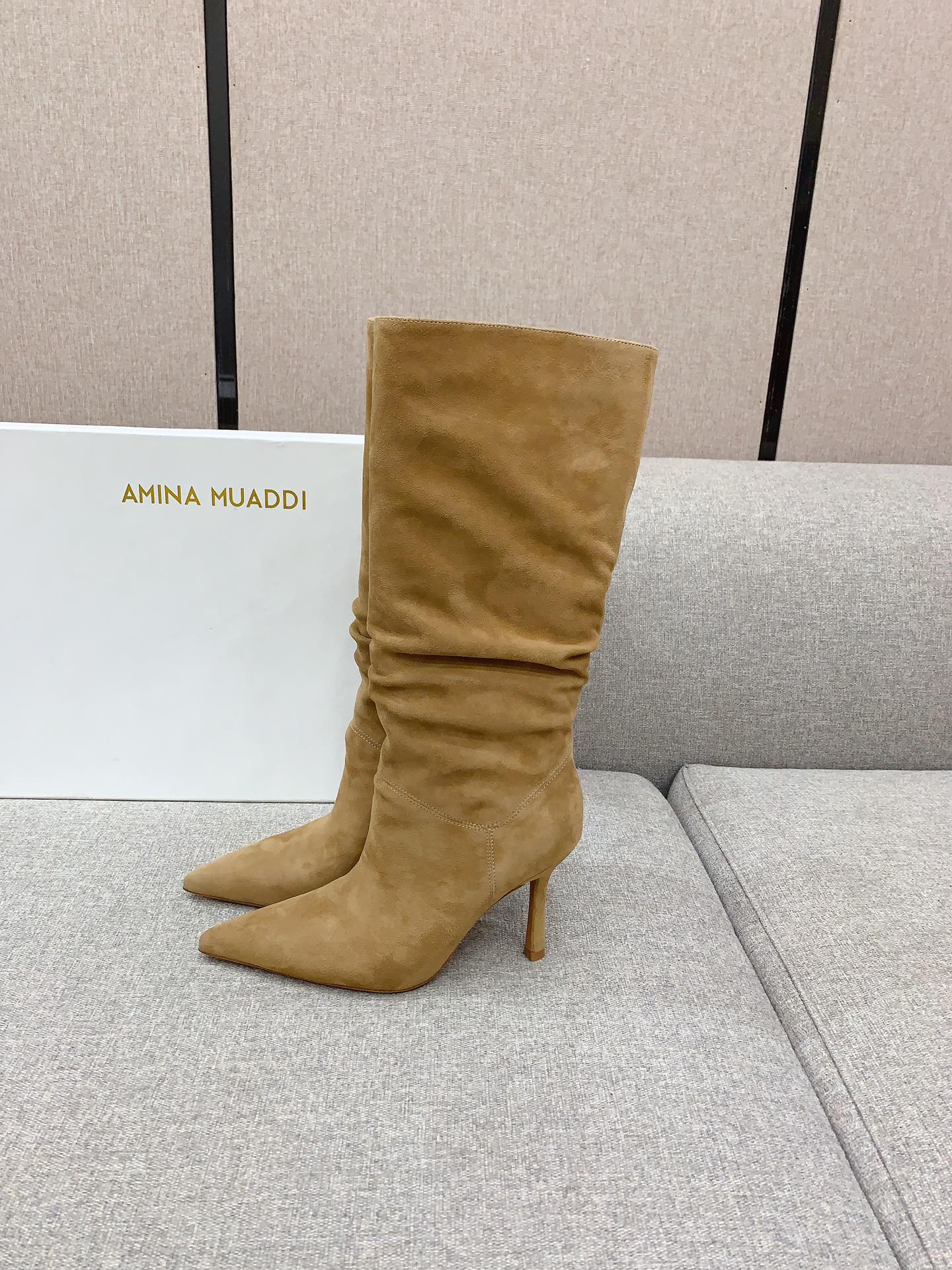 New High and Long Boots by Amina Muadd: 8.5cm Tall, Sizes 35-39 - 图片 3