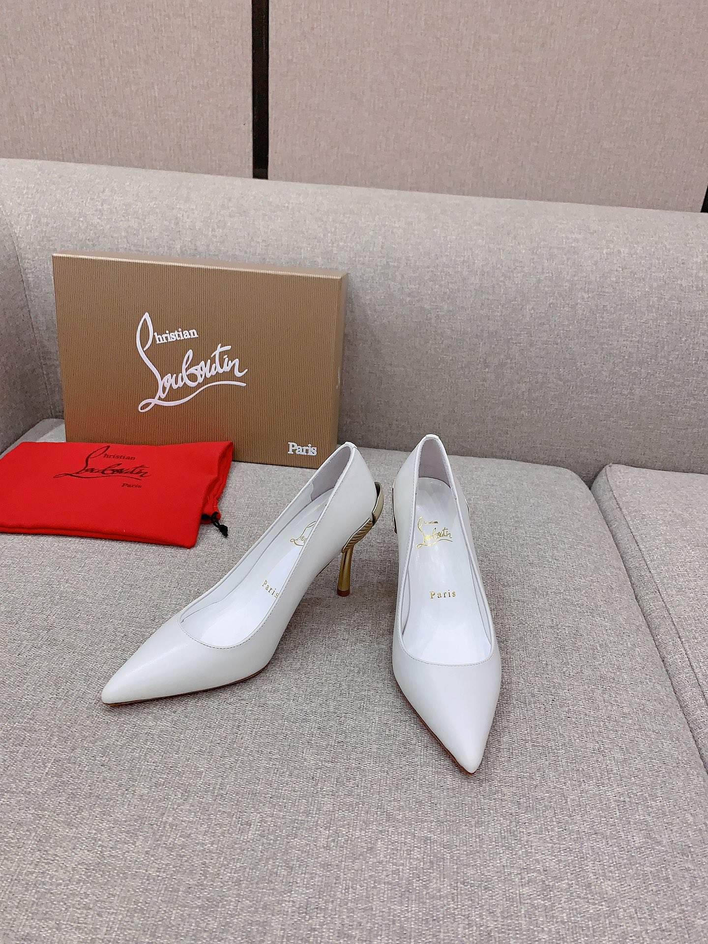 Sale Outlet Online
 Christian Louboutin AAAA
 Shoes High Heel Pumps Red Genuine Leather Sheepskin