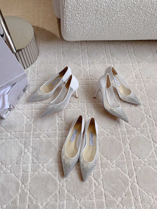 Jimmy Choo Women's Pointed-Toe Crystal Embellished Pumps Heels 1 Jimmy Choo Women’s Pointed-Toe Crystal Embellished Pumps Heels